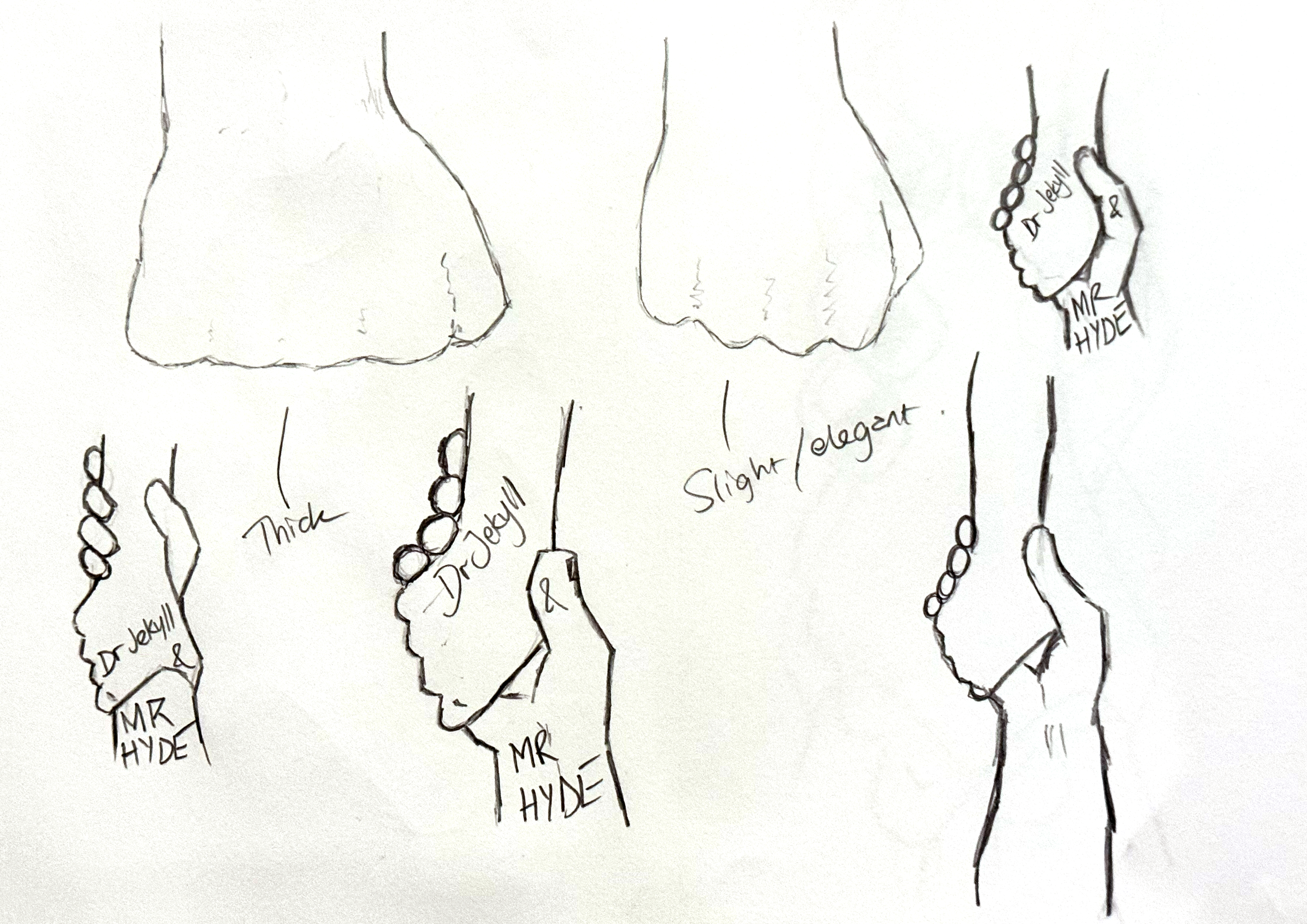 development progress on hand design